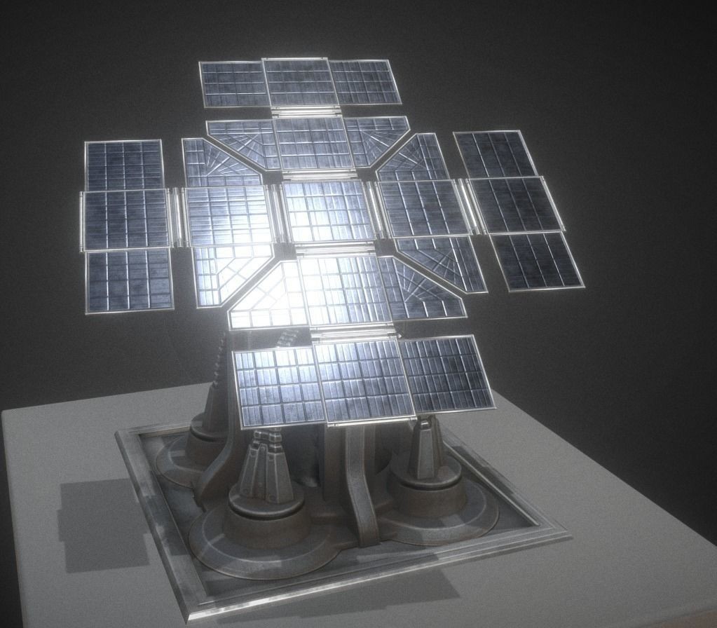 Futuristic Solar Power Tower preview image 3